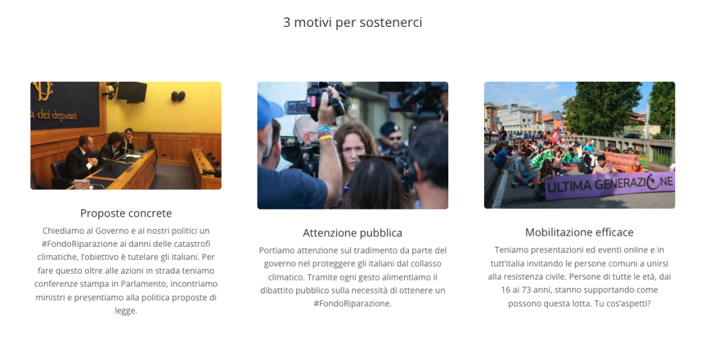 Regalo del governo: carcere e multe per gli attivisti del clima